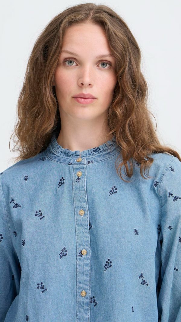 CAMISA VAQUERA BORDADO - Imagen 5