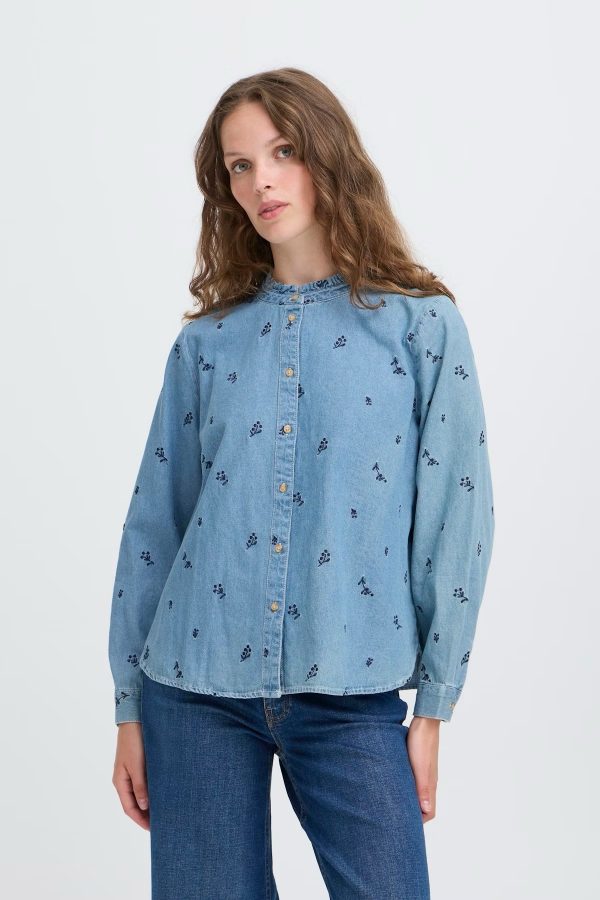 CAMISA VAQUERA BORDADO - Imagen 2
